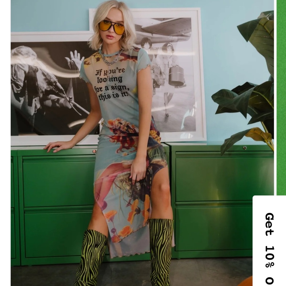ISO DRESSED IN LALA MESH DRESS XS